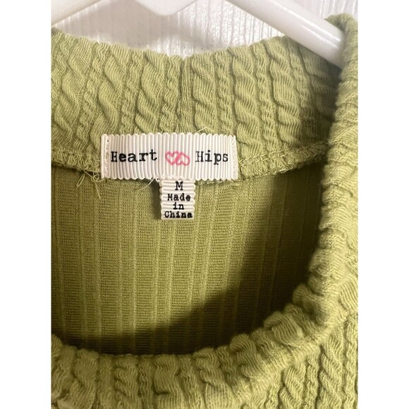 *Rue21 Heart and Hips Women's Medium BodyCon Green Sleeveless Tank Dress - Picture 4 of 6